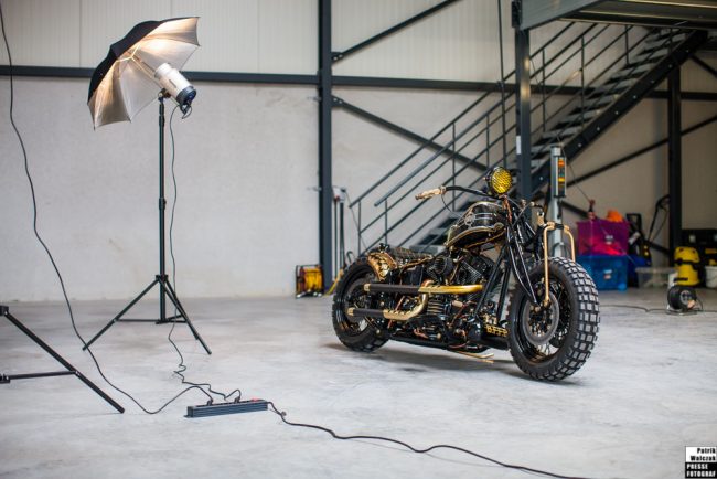 Pressefotograf Dortmund, Bike Shooting Perspektive Bike Making Of Harley Davidson