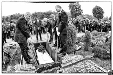 Trauriger Tag, Beerdingung eines Members, Bandidos MC.