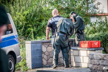 Personenüberprüfung eines Members des Bandidos MC.