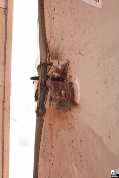 Türsprengung SEK, Pressefotograf Patrik Walczak