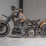 Bandidos MC Bikes, zu Gast in Belgien 31 Pressefotograf Dortmund, Harley Davidson Softail Night Train 2008, Customizing beim Bandidos MC