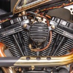 Bandidos MC Bikes, zu Gast in Belgien 16 Pressefotograf Dortmund, Harley Davidson Softail Night Train 2008, Customizing beim Bandidos MC
