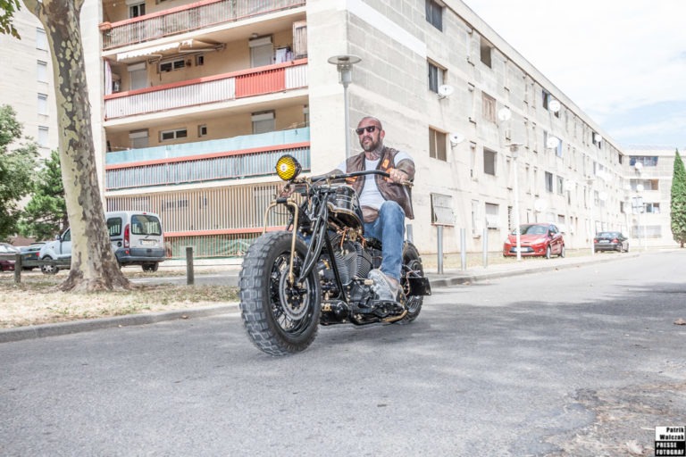 Pressefotograf Dortmund, Harley Davidson Softail Night Train 2008, Customizing beim Bandidos MC
