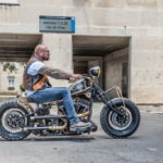 Bandidos MC Bikes, zu Gast in Belgien 35 Pressefotograf Dortmund, Harley Davidson Softail Night Train 2008, Customizing beim Bandidos MC, in Frankreich