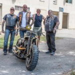 Bandidos MC Bikes, zu Gast in Belgien 34 Pressefotograf Dortmund, Harley Davidson Softail Night Train 2008, Customizing beim Bandidos MC, Frankreich mit Ahlsdorf