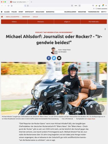 Veröffentlichung - Journalist oder Rocker