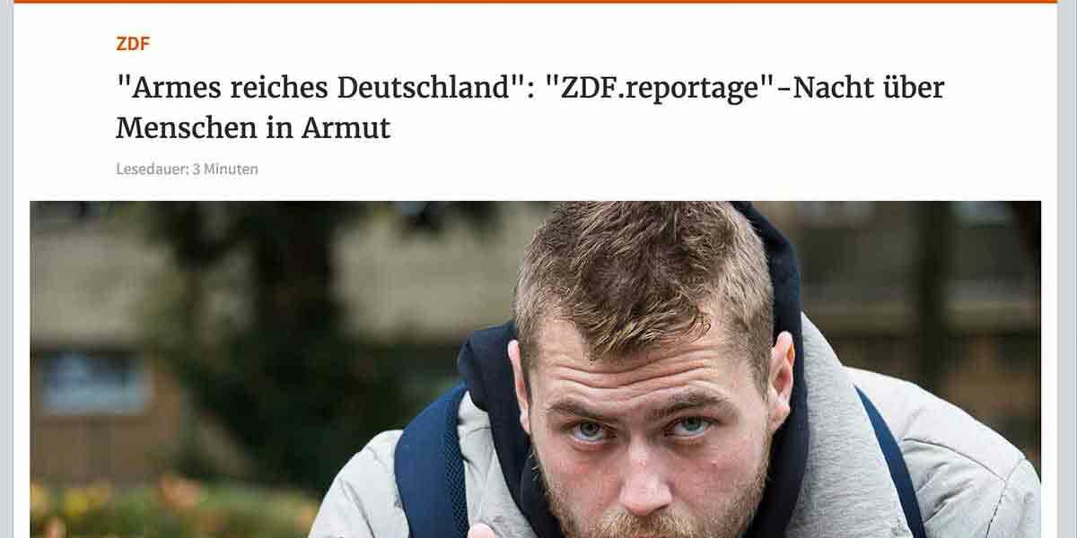 ZDF.reportage - Nacht über Menschen in Armut - Patrik Walczak - Kana Suppenküche