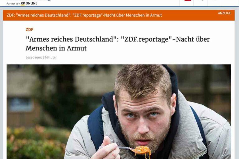 ZDF.reportage - Nacht über Menschen in Armut - Patrik Walczak - Kana Suppenküche